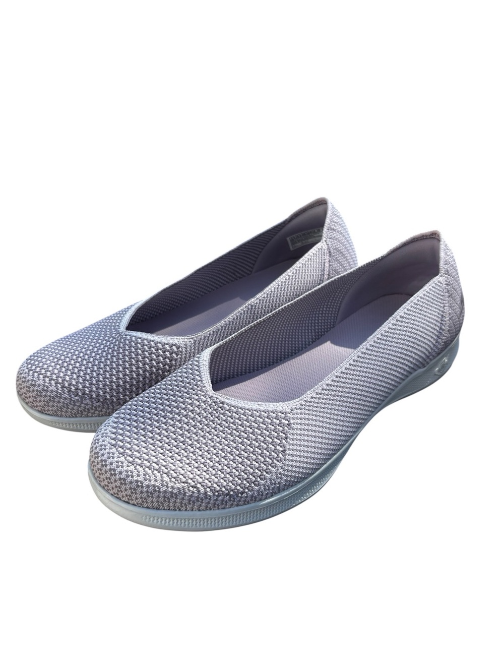 Skechers Goga Mat Light Lavender Slip On Flats Shoes Womens Size 9H Comfort